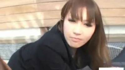 Japanese outdoor fuck