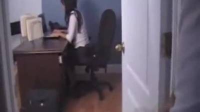 Son fucks mom at work