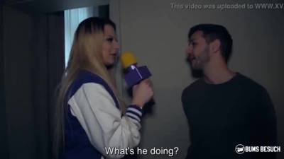 Bums besuch - german blonde pornstar celina davis surprise fucks her fanboy