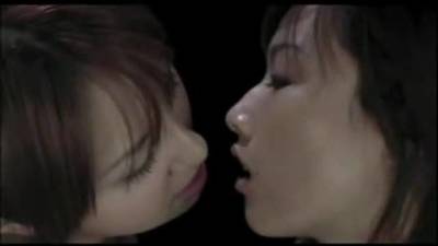 Japanese lesbian kiss 4