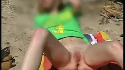 Real teen upskirt at beach