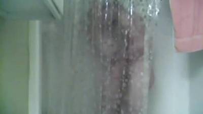 Skinny blonde fucked in the shower