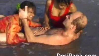 Indian call girls beach party sex sucking fucking multiple cocks