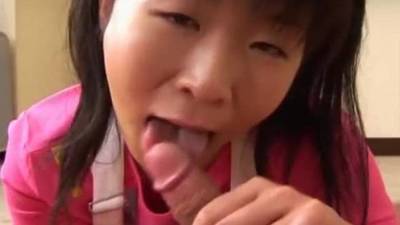 Japanese teens team up for blowjob uncensored