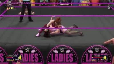 Wwe 2k18 natasha nice w/mr marcus vs chavon wsteve tony t and chris charming